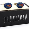 Orosilber's Cricket Bat & Ball Cufflinks